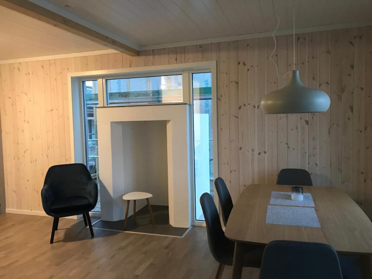 Nappstraumen Seafront Cabin Leknes Bagian luar foto