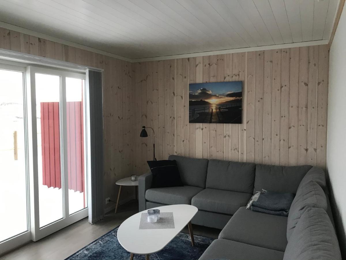 Nappstraumen Seafront Cabin Leknes Bagian luar foto